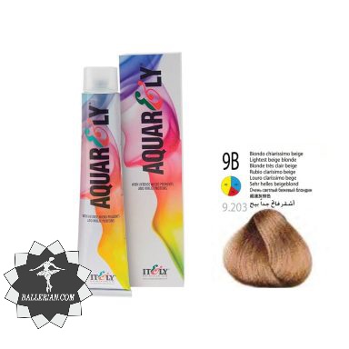 رنگ موی آکوارلی بلوند بژ خیلی روشن شماره Aquarely 9B