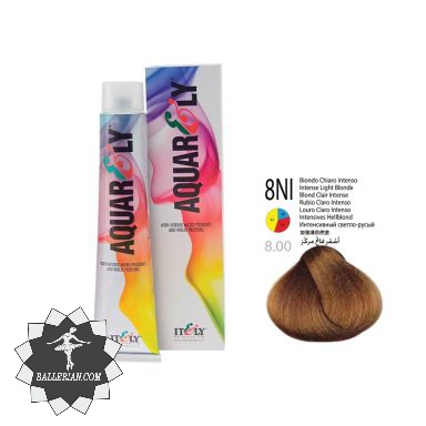 رنگ مو آکوارلی شماره 8NI بلوند روشن شدید