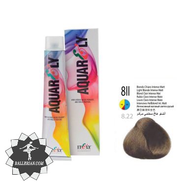 رنگ مو آکوارلی شماره 8II زیتونی شدید بلوند روشن