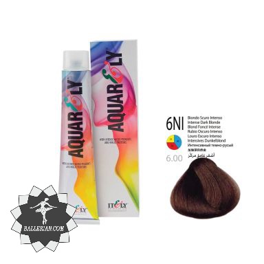 رنگ مو آکوارلی شماره 6NI بلوند تیره  شدید
